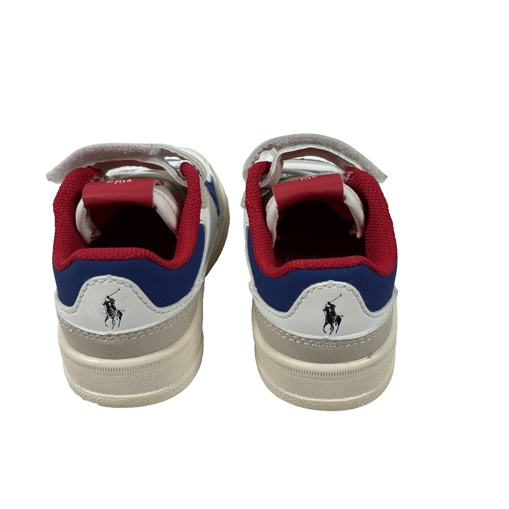 Polo Ralph Lauren Masters Court 11 PS Hook & Loop Toddler Sneaker Size 5 NWOB - Picture 6 of 7
